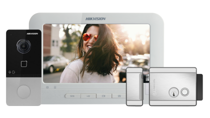 IP-домофон Hikvision IP DS-KV6113-PE1© + DS-KH6320-LE1