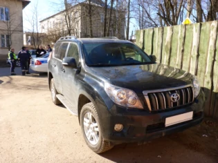 Угонщики Toyota Land Cruiser PRADO далеко не уехали!